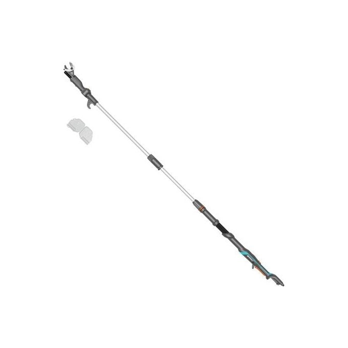 Gardena 14774-55 Troncarami Telescopico a Batteria HighCut 250 18 V Ioni di Litio 2,8 cm colore Nero Argento