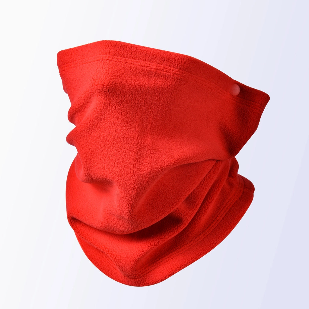 Maschera/scaldacollo elasticizzato unisex, scaldacollo invernale in pile, protezione per il collo per ciclismo all'aperto, protezione dal freddo