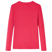 Maglietta da Bambina a Maniche Lunghe Fucsia 92
