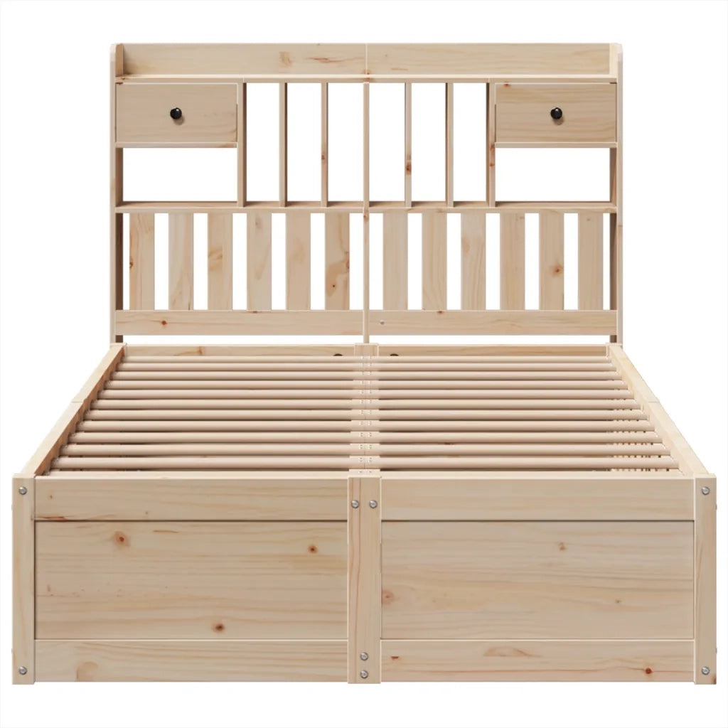Letto senza Materasso 135x190 cm in Legno Massello di Pino 3323509