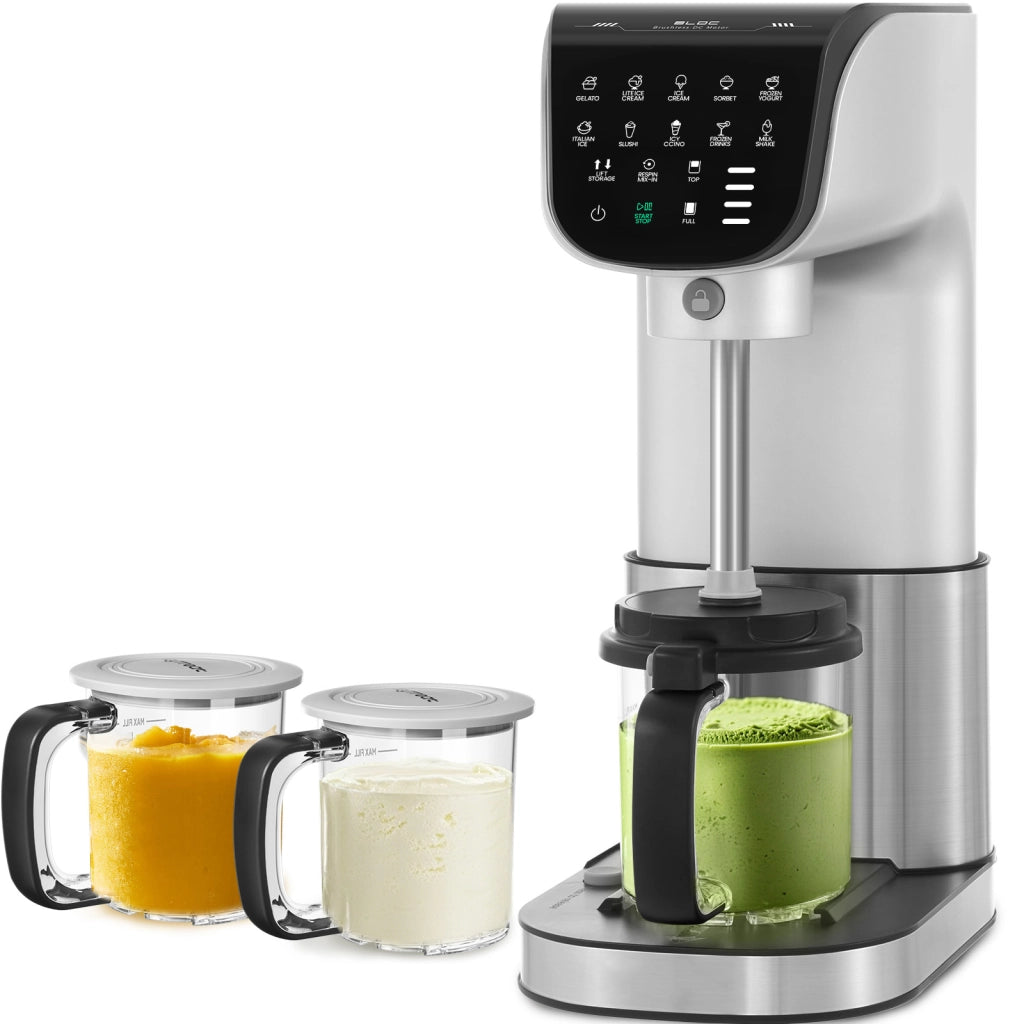 Macchina per Gelato Automatica 11 in 1 ¨C Minimal ¨C Argento