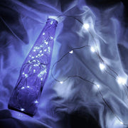 Catena luminosa led di Natale filo rame 100 micro led batteria 10MT luce fredda