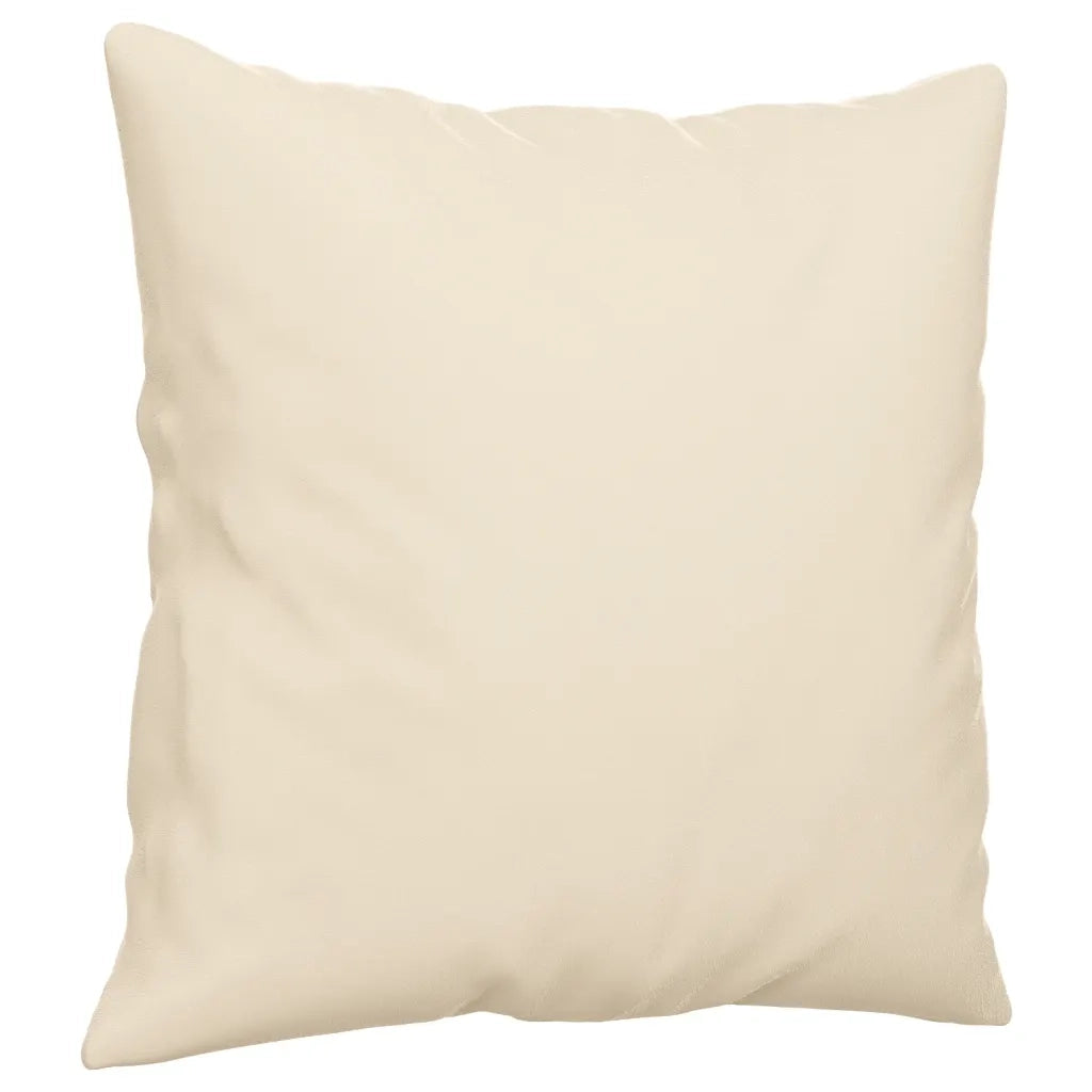 Divano a 2 Posti con Cuscini Beige 120 cm Tessuto Microfibra 3200970