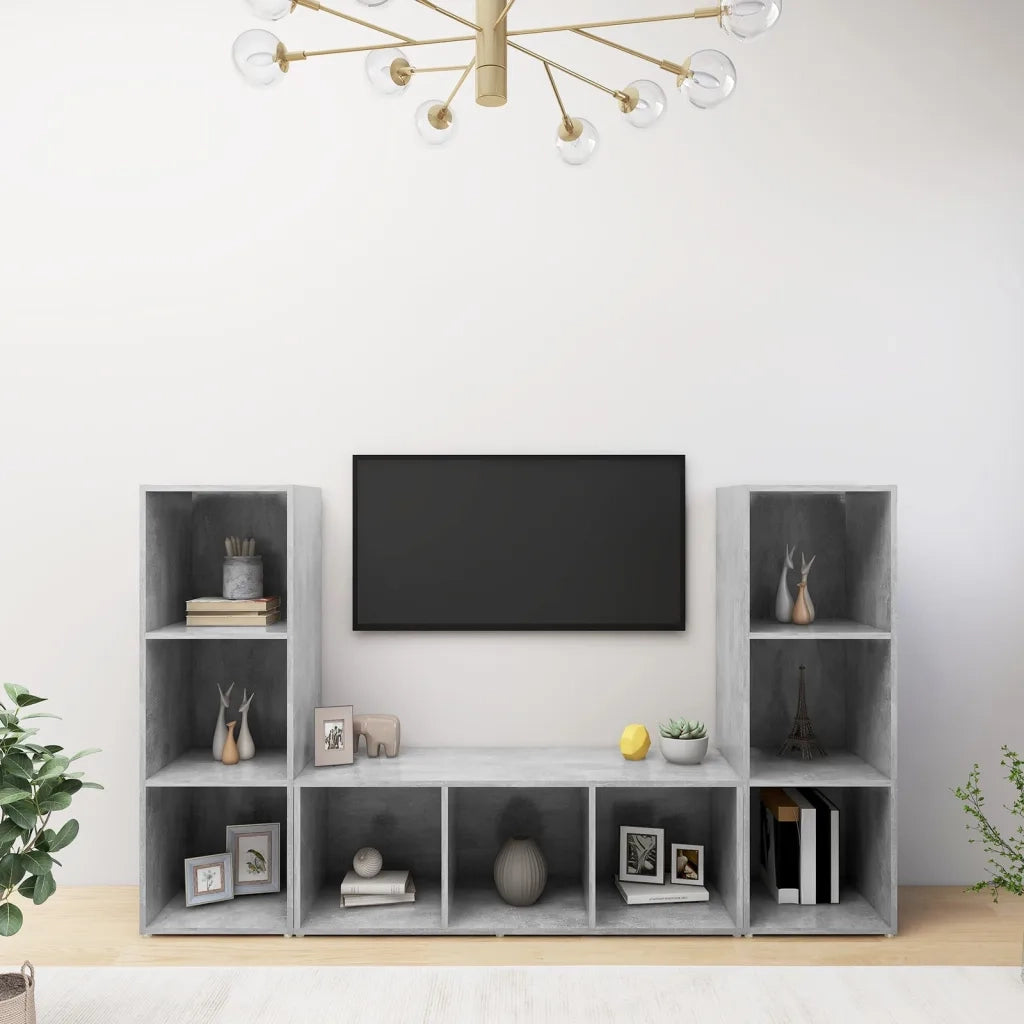 Mobile TV 3 pz-Mobile per TV-Credenza TV37 x 35 x 107.5 cm