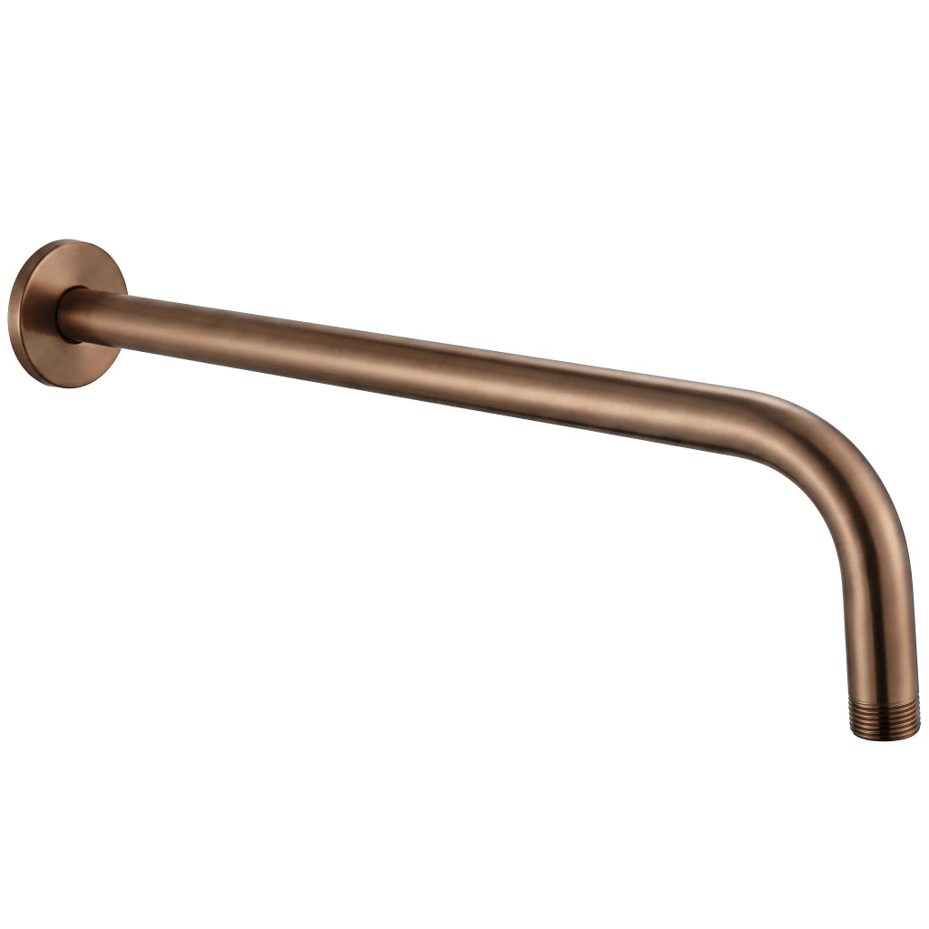 Braccio Doccia Rotondo Rea Js-9021 40cm Brush Copper