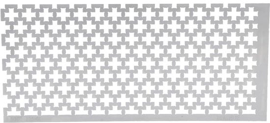 Liniaal per disegno per puntatura e punteria - stantuffo in acciaio per arte e fai da te - accessori per artigianato - set di attrezzi in acciaio inossidabile