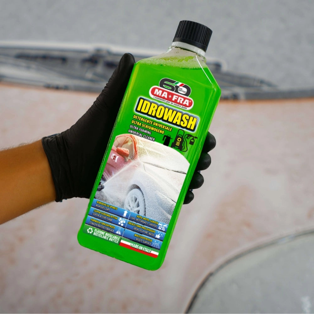 Mafra idrowash detergente ultra schiumogeno concentrato auto, moto e camper 1l