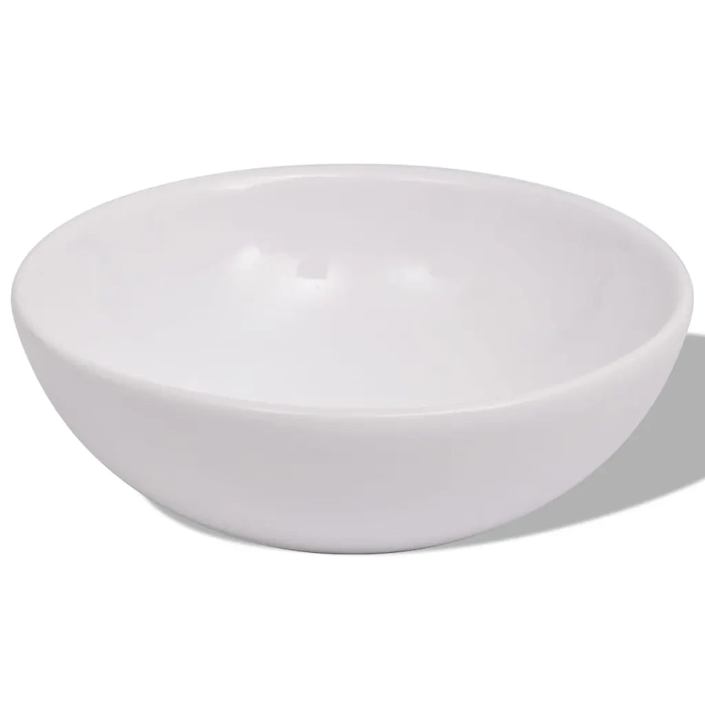 Set Mobili da Bagno 4 pz con Lavabo e Rubinetto Nero-Mobile per bagno