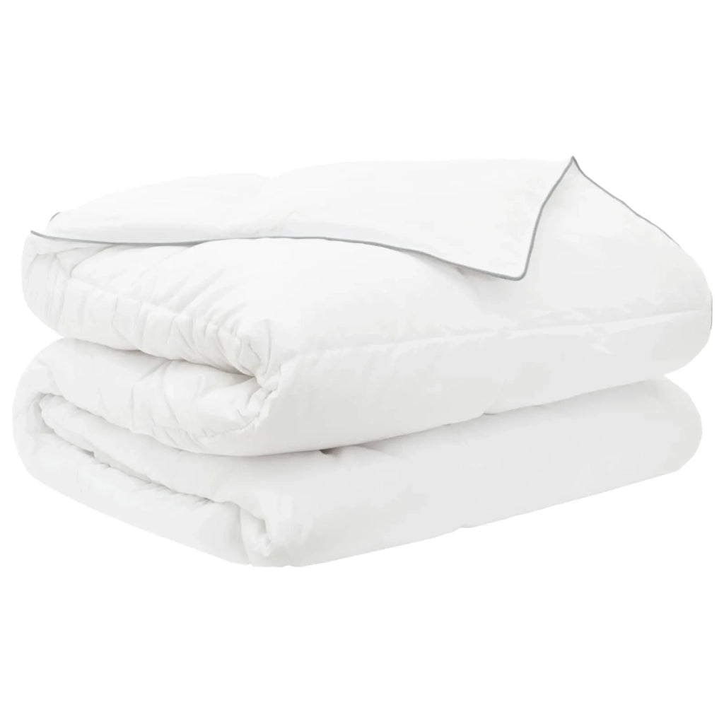Set di Piumoni con cuscino 2 pcs Bianco Fibra di bambù 3432585