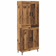 Credenza 2 pz | Madia | Buffet da pranzo | Armadio da pranzo Legno vecchio Legno multistrato