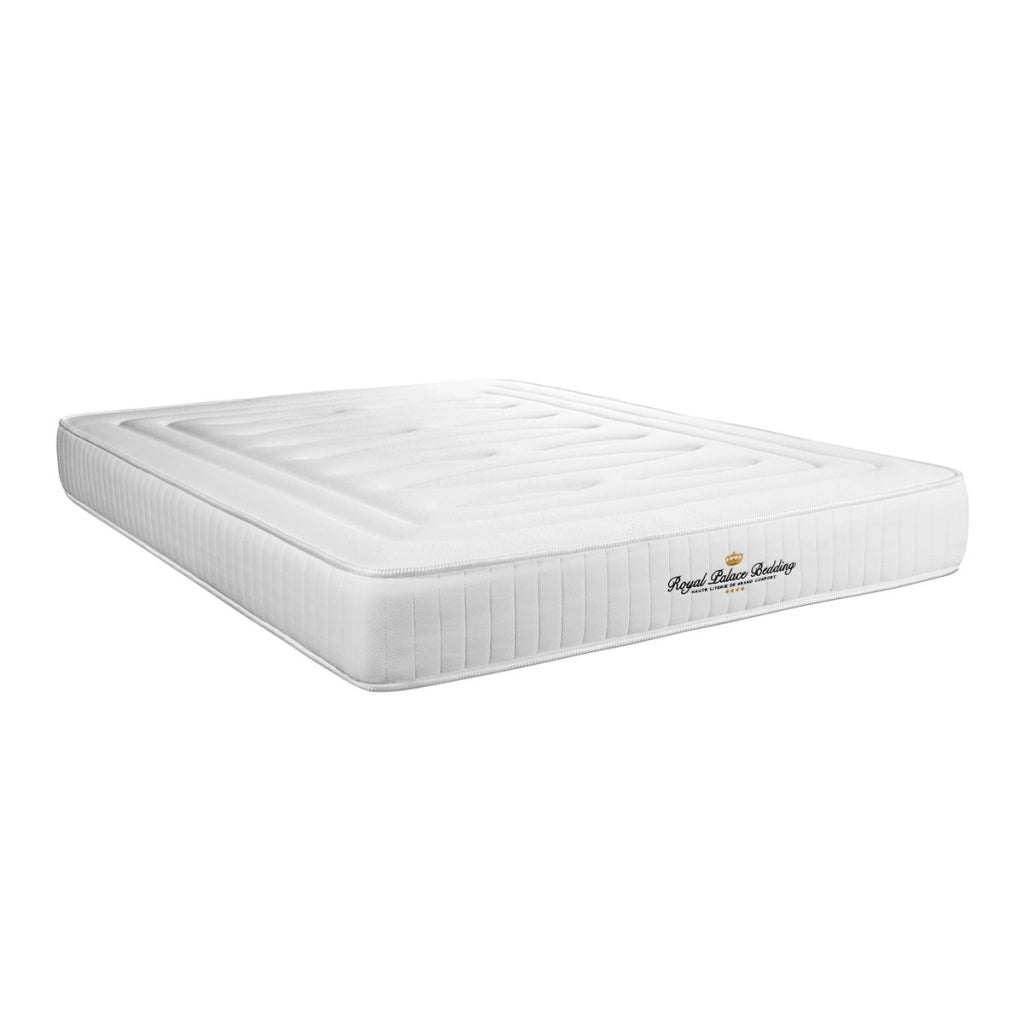 Materasso LANCASTER 150x200cm , Spessore : 22cm, Molle insacchettate e memory foam, Rigido, 3 zone di comfort