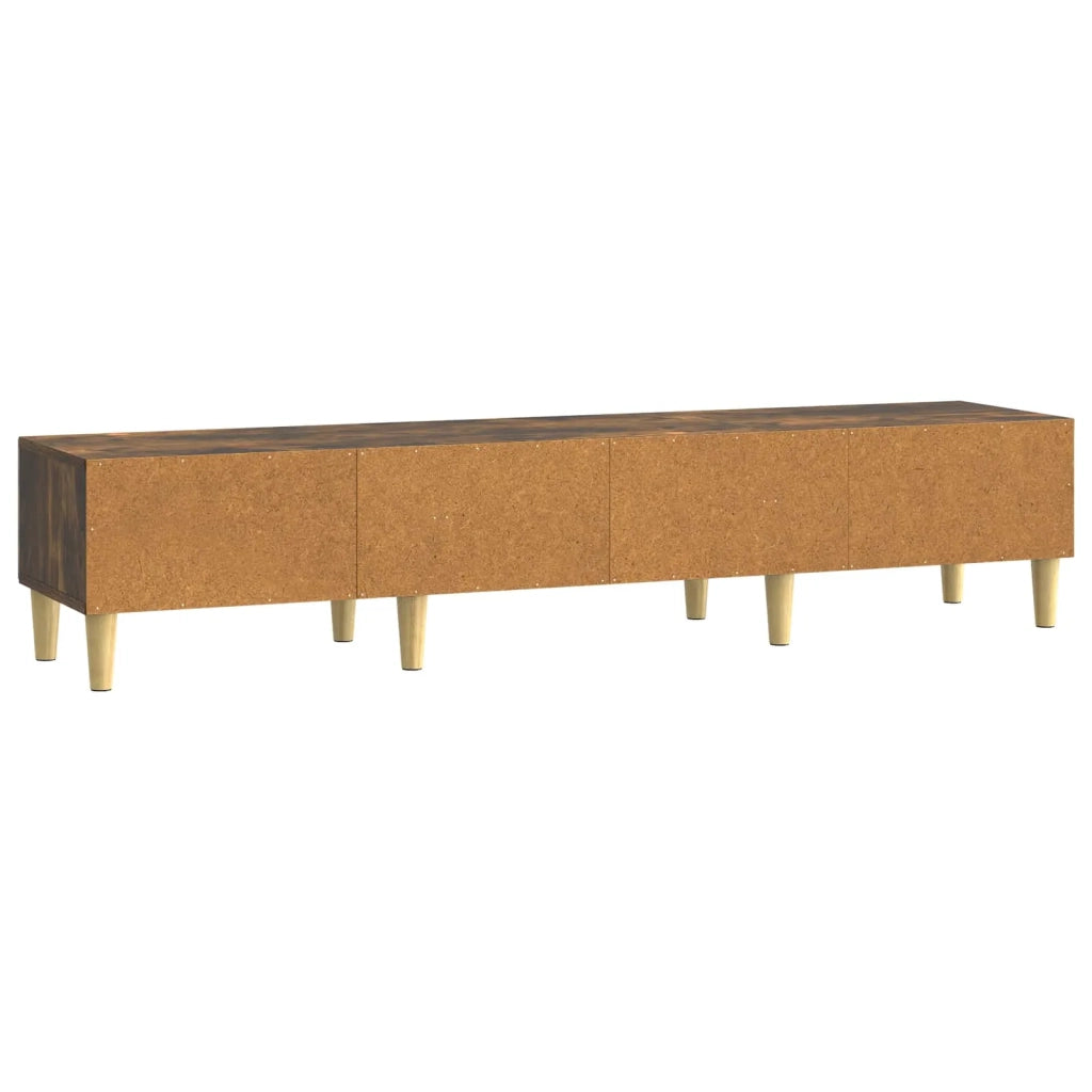 Mobile TV | Armadietto TV | Mobile Porta TV Rovere Fumo 147 x 34,5 x 30 cm Legno ingegnerizzato