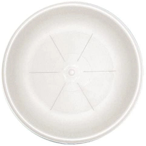 BAMA SOTTOVASO IN PLASTICA ROTONDO 35 CM IN COLORE BIANCO