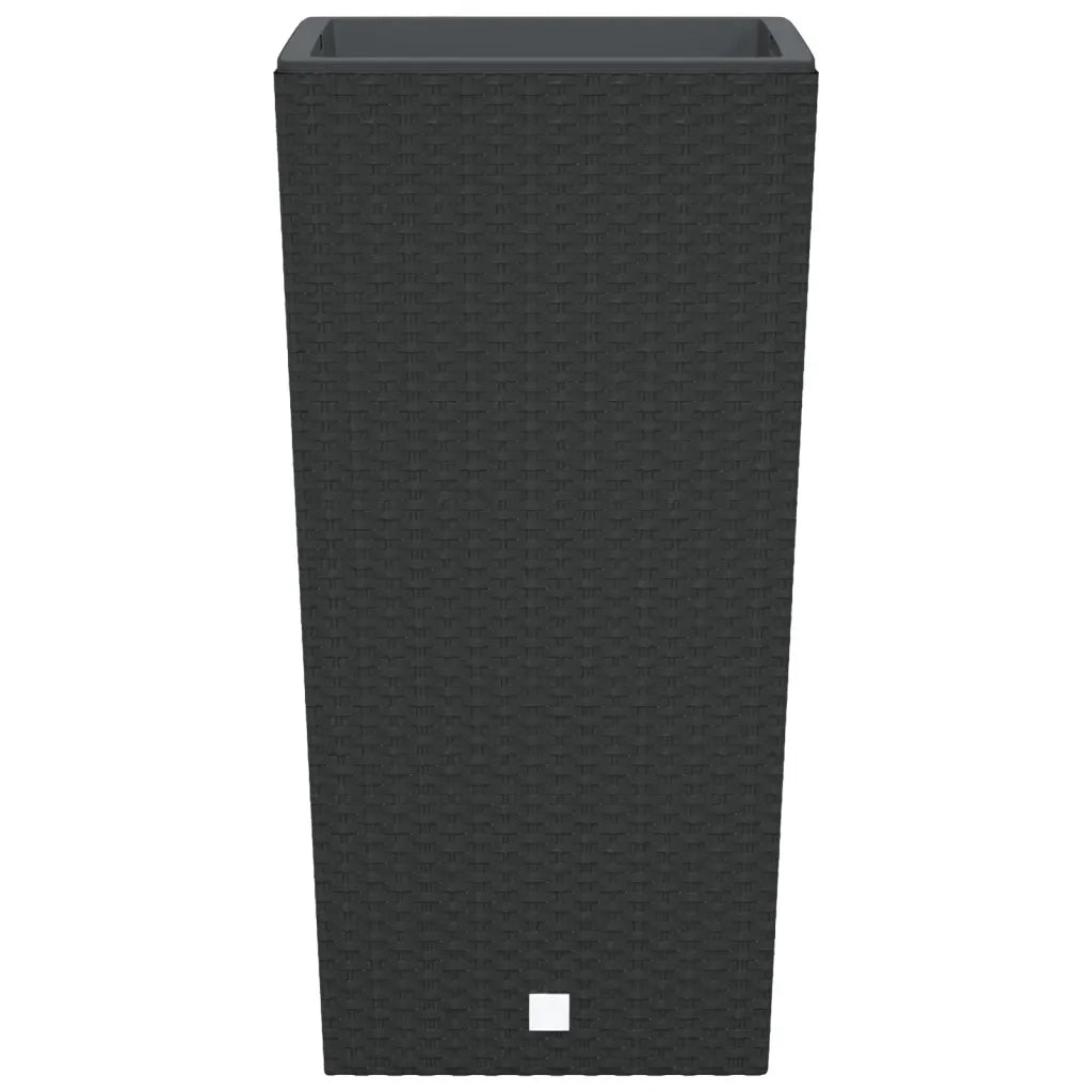 Fioriera con Interno Rimovibile Antracite 21 / 49 L PP Rattan 364675