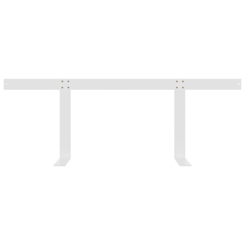 Schienale per Divano a Pallet Bianco 110 cm in Ferro 315792