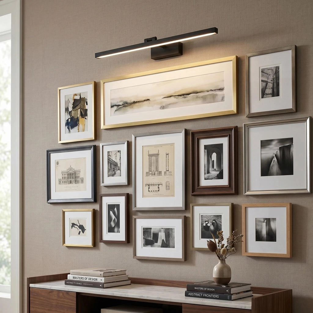 Applique Da Bagno Led APP1868-1W 80 Cm Black