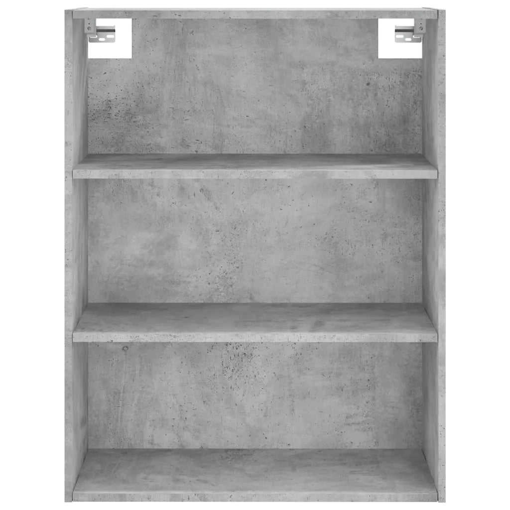Credenza | Madia | Buffet da pranzo | Armadio da pranzo Grigio Cemento 69,5x34x180 cm in Legno Multistrato