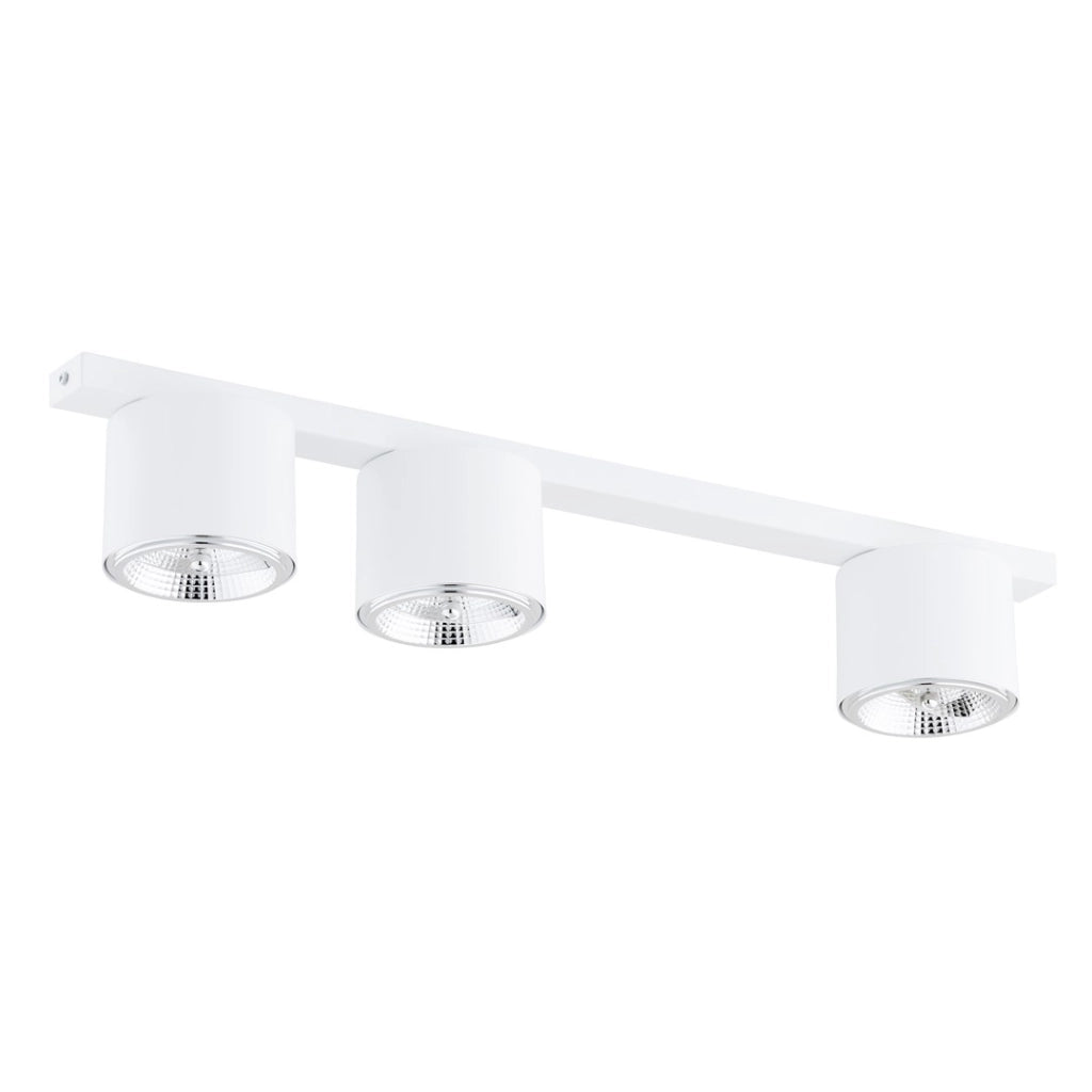 Barra spot bianca minimal 70cm 3xES111 15W Nano Emibig