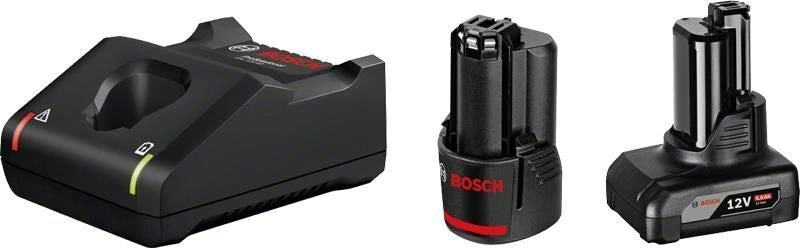 Bosch 1600A01NC9 Professional Starter Set Batteria 12V 2.0Ah 4.0Ah Caricabatterie GAL 12V-40 colore Nero