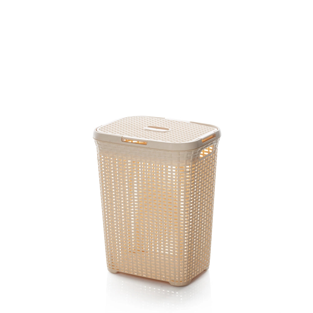 Cesto porta biancheria LONBET beige