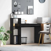 Scrivania Rovere Nero 100 x 40 x 90 cm Legno multistrato 869315