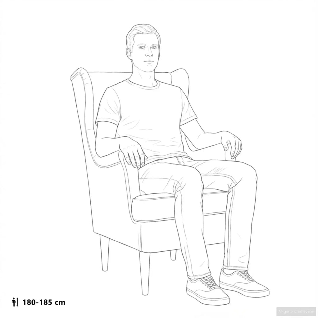 Poltrona | Sedia Relax Grigio scuro Tessuto