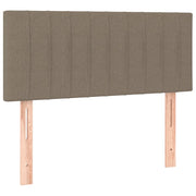 Testiera | Testata Tortora 90x5x78/88 cm in Tessuto
