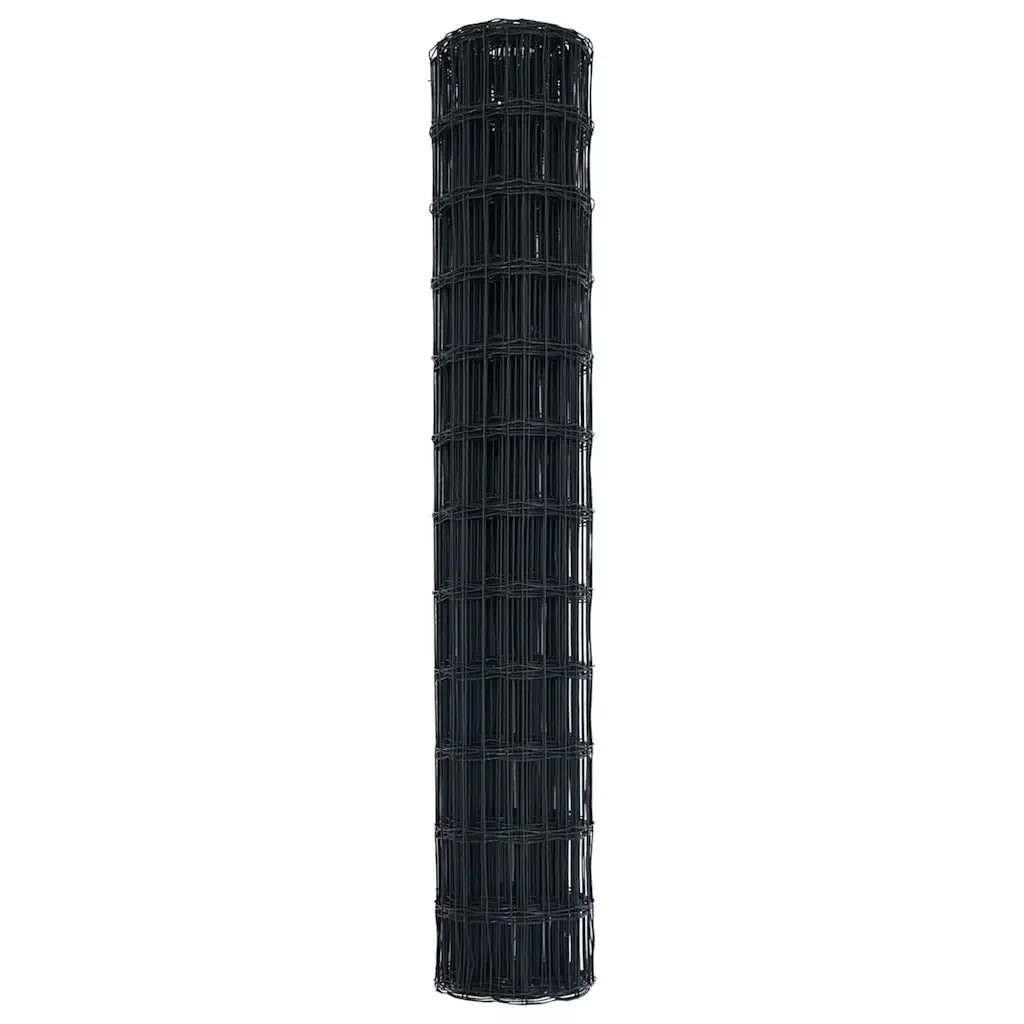 Recinzione Euro Grigio 1,2 x 10 m Ferro rivestito in PVC 42004502