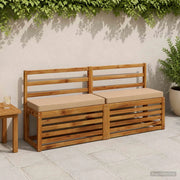 Cuscini per Panchina a 2 Pezzi VUGHT 2 pcs 100% Poliestere 950365