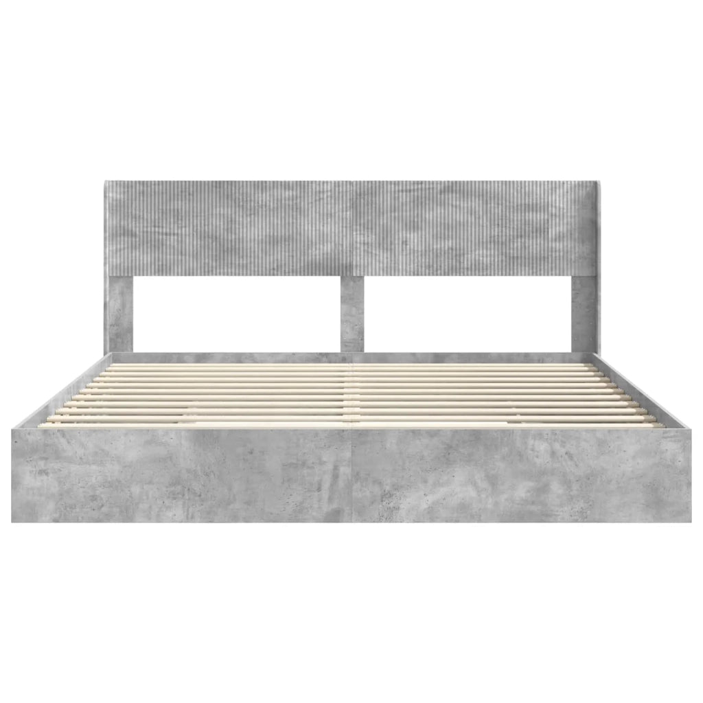 Struttura del letto con stoccaggio e testata 3 pcs 3414356