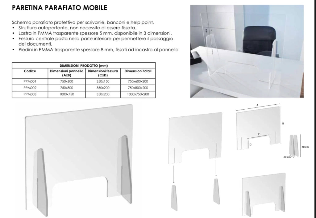 Paretina Parafiato Mobile - 75 x 60