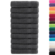 Asciugamani Premium SOLUND 10 pz | Teli per bagno Antracite 50x100 cm 600 g/m2