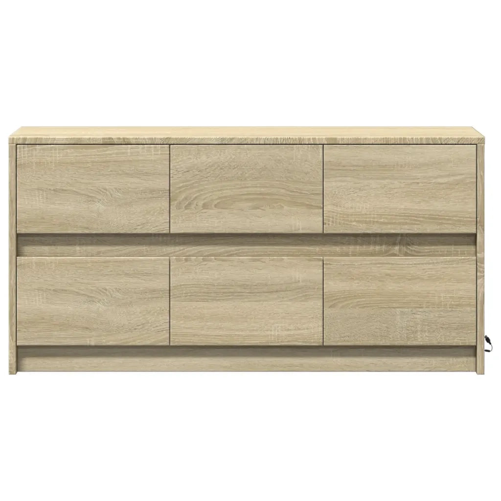 Mobile TV | Armadietto TV | Mobile Porta TV con LED Rovere Sonoma 100x34x50cm in Truciolato
