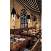 Trade Shop - Lampadario Soffitto In Vetro Ambrato Lampada A Sospensione E27 Pendente A36-05 -