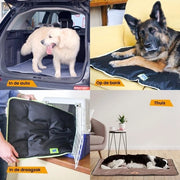 Matte auto per cani impermeabile e resistente ai graffi - 108 x 79 CM - colore marrone