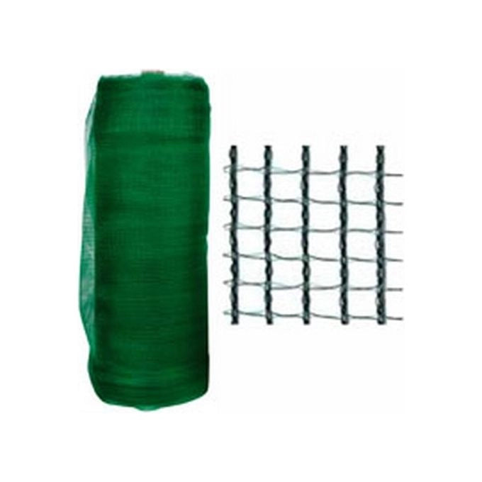 T-rex 05261 Rete Antigrandine rotolo 100 m altezza 150 cm doppia trama HDPE anti UV 32 g-m² maglia 5x8 mm colore Verde