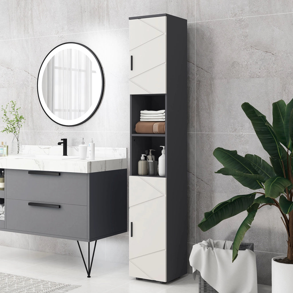 Armadietto Bagno ¨C Minimal ¨C Grigio Chiaro