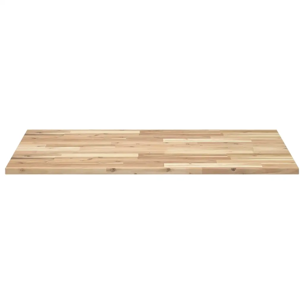 Piano Tavolo | Superficie Tavolo | Piano Scrivania Non Trattato 100x70x2cm Legno Massello Acacia