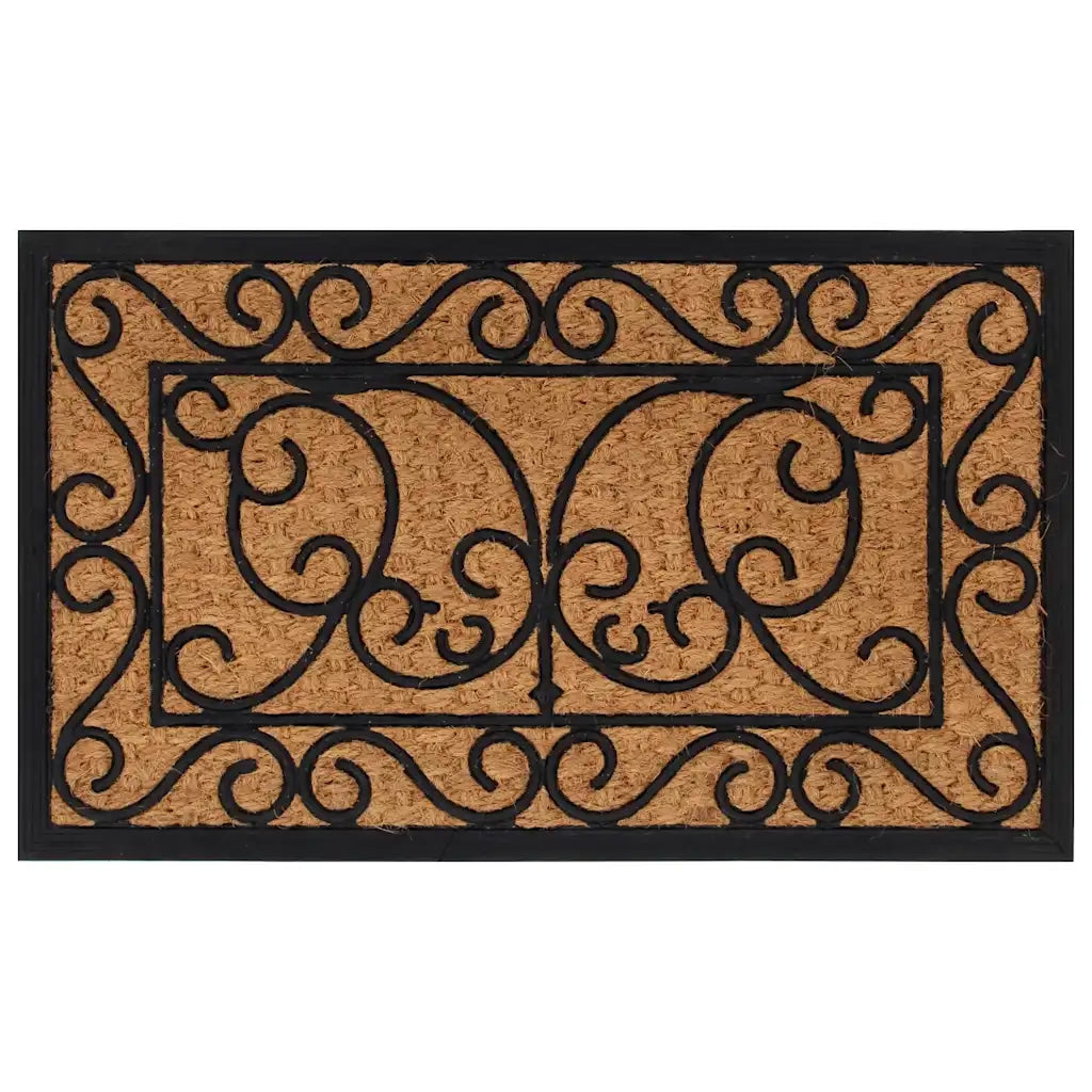 Zerbino Rettangolare 45x75 cm in Gomma e Fibra di Cocco 155883