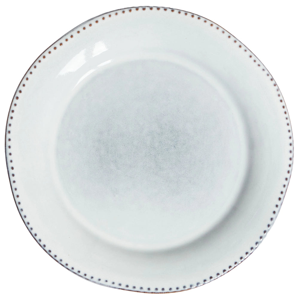 Set di 12 stoviglie in gres caolino blu chiaro fatto a mano con smalto reattivo Cucina Sala da pranzo
