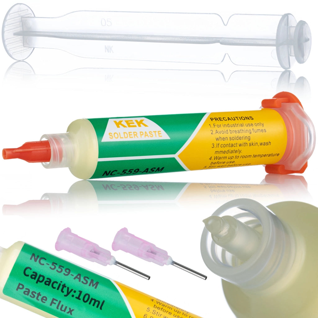 Set Topnik Flux NC-559-ASM + Pasta Saldante XG-30 16g – Alta Qualità per Saldatura | Applicazione Precisa