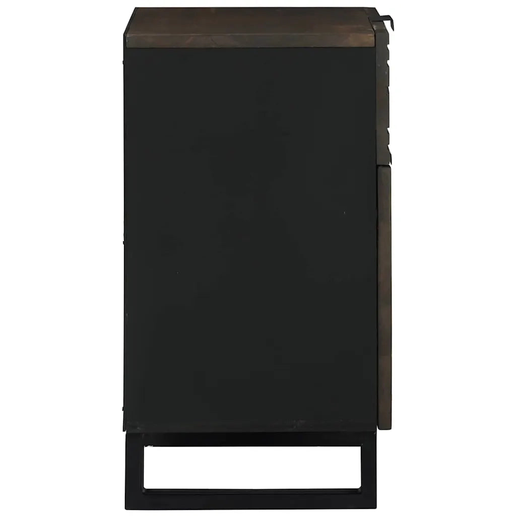 Armadio da Notte Noce 50 x 33 x 60 cm Legno massello di acacia 4018019
