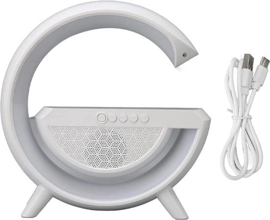 Opluchter Lampada da Tavolo 2023 Nuova Altoparlante Bluetooth - Ricarica Rapida - Studio Cucina - Lampada da Notte Opluchter Senza Fili - Lampada da Soggiorno