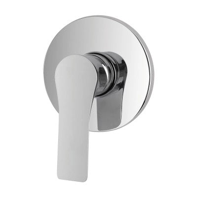 Set miscelatori lavabo bidet e doccia Flat con piletta click clack