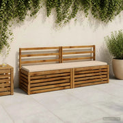 Cuscino per panchina SOEST 100% Poliestere Crema 949160