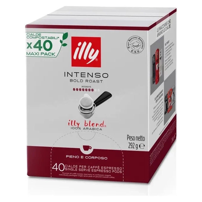 Illy Intenso Cialde caffè Medium-dark roast 40 pz