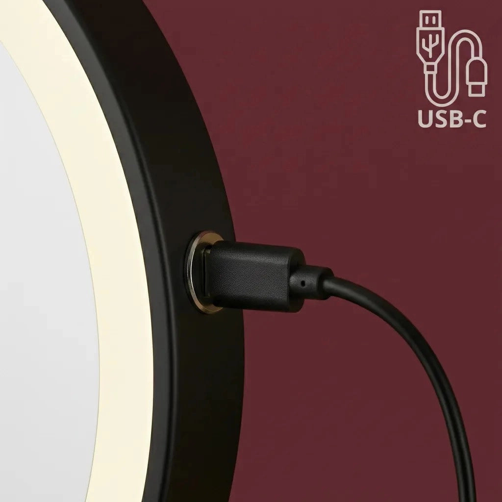 Specchio Led Glow Black