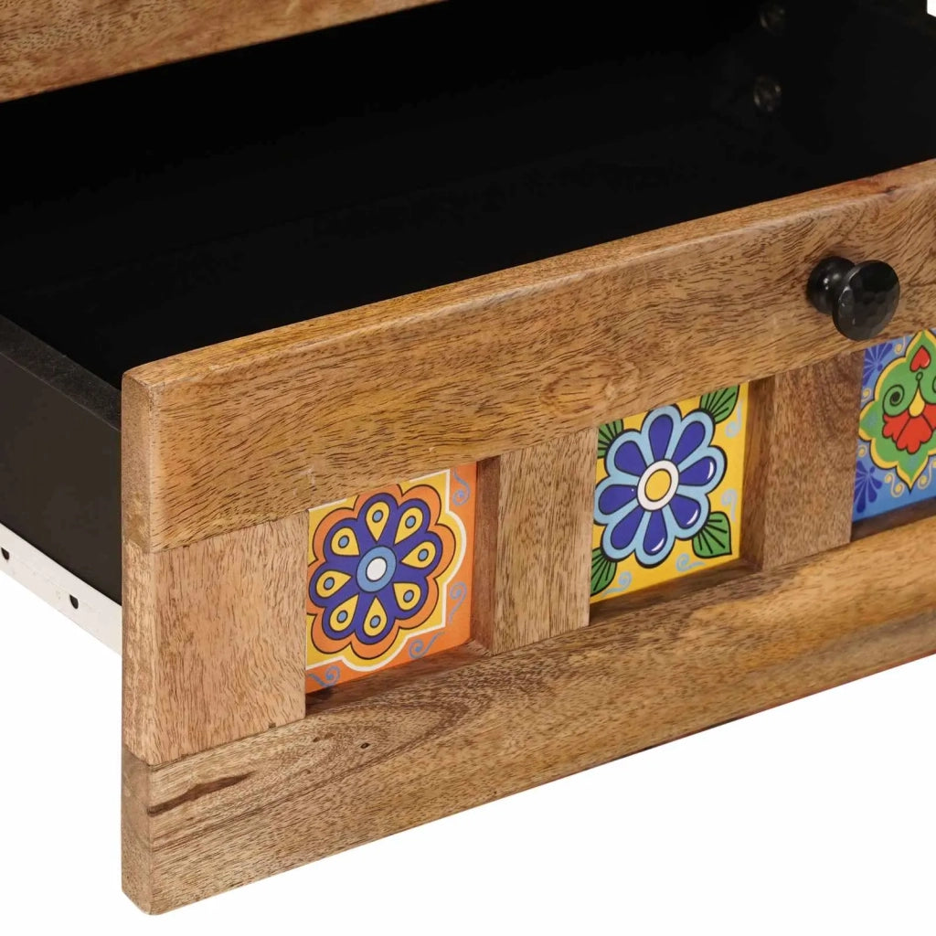 Armadio da Notte con cassetto Naturale 50 x 33 x 62 cm 4018269