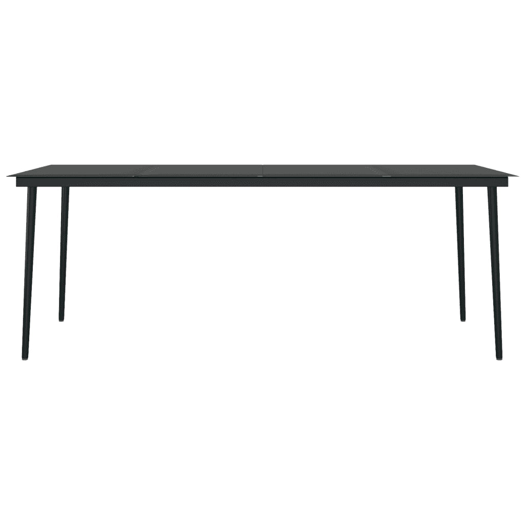 Set da Pranzo da Giardino 7 pz Nero 3099087