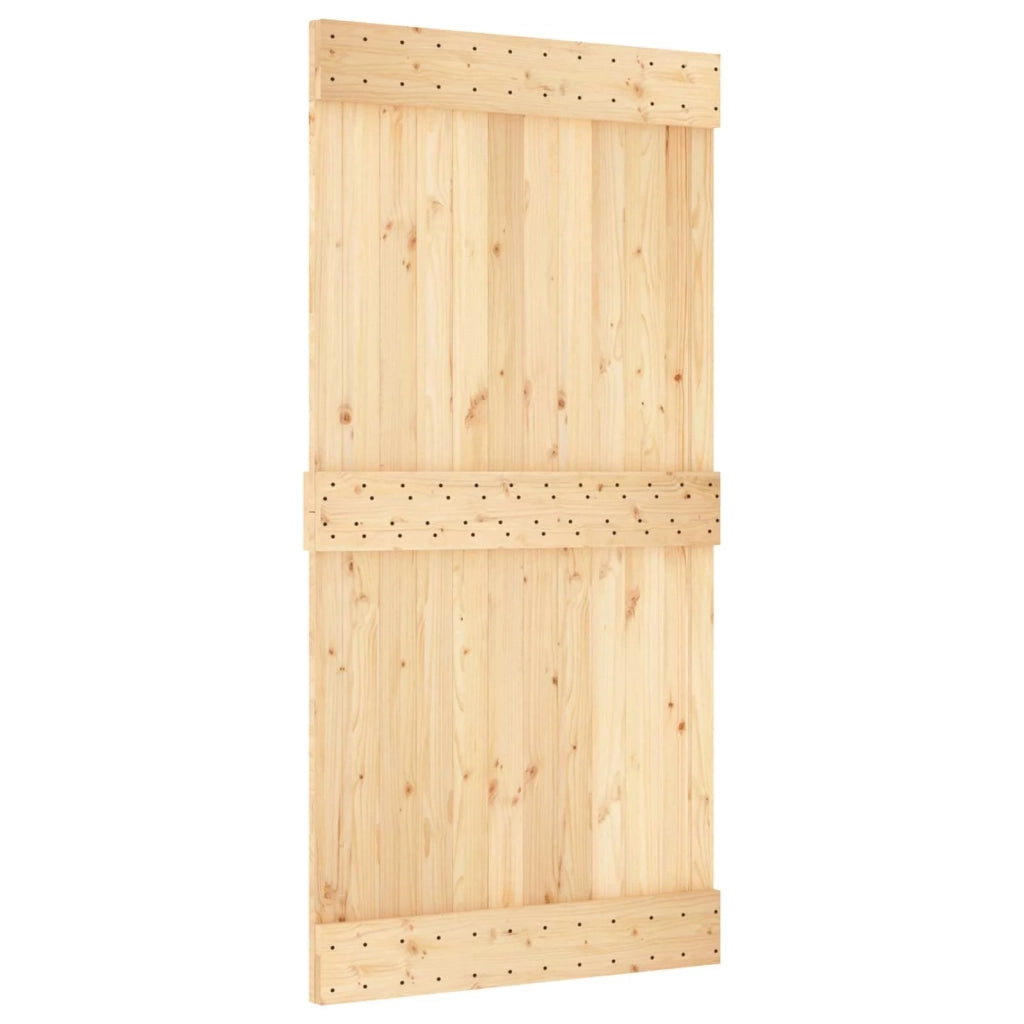 Porta NARVIK Naturale 100 x 210 cm Legno di pino solido 42047087
